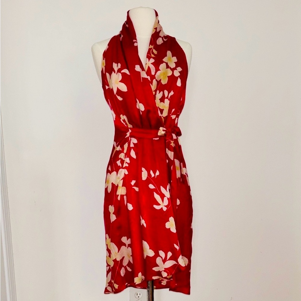 MaxMara Italian Silk Wrap Dress